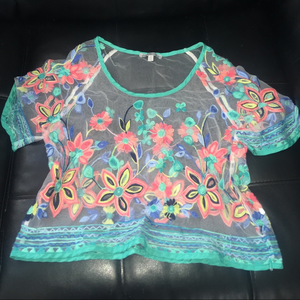 See Through Summer Top/Cover Up